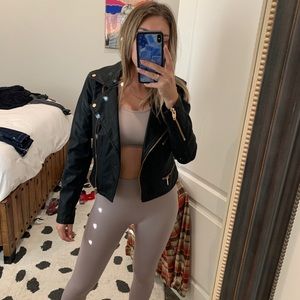 Blank NYC faux leather jacket